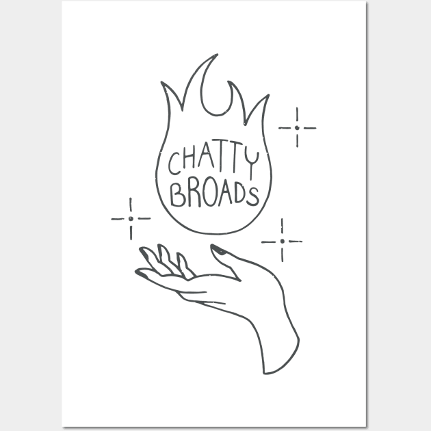 CHATTY BROADS X Megan Timanus Wall Art by Chatty Broads Podcast Store